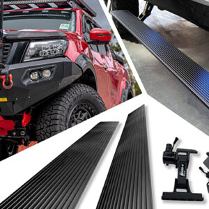 NP300 Electric Side Steps: E-Boards - Running Boards